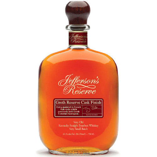 Jefferson's Reserve Groth Reserve Cask Finish Bourbon Whiskey 750ml