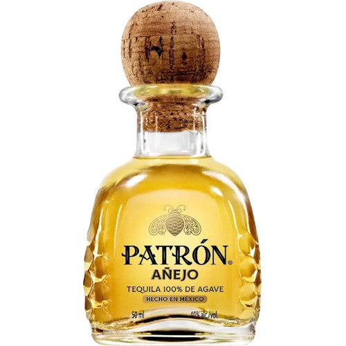 50ml Mini Patron Anejo Tequila