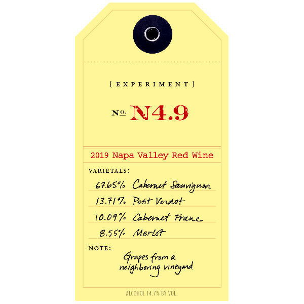 Ovid Experiment N4.9 Napa Red Blend