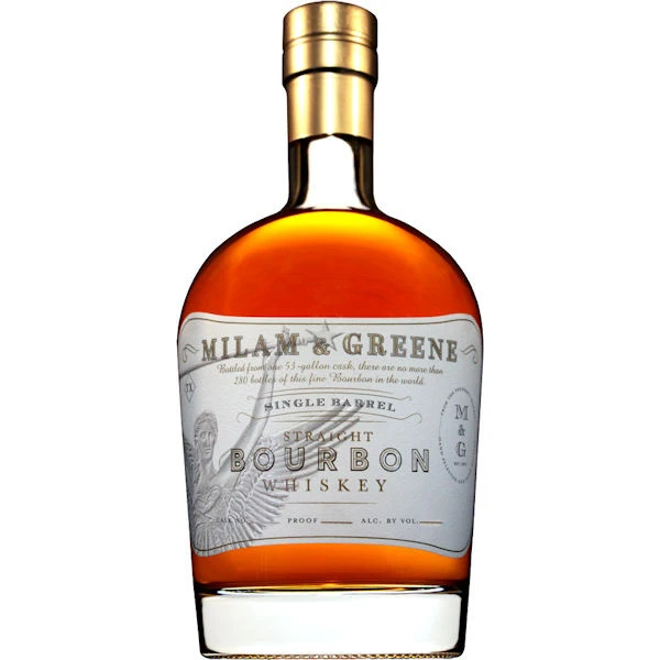 Milam & Greene Distillery Edition Straight Bourbon Whiskey Batch 1 bottle