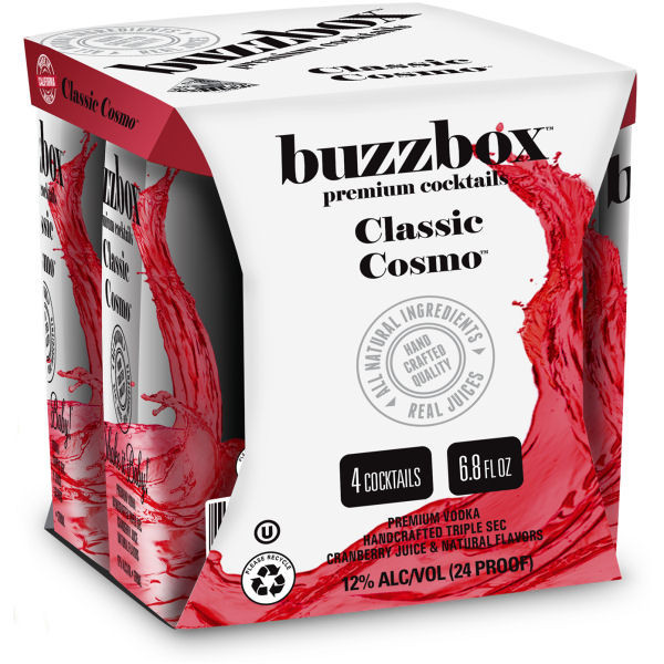 Buzzbox Classic Cosmos Cocktails 200ml 4 Pack | Liquorama