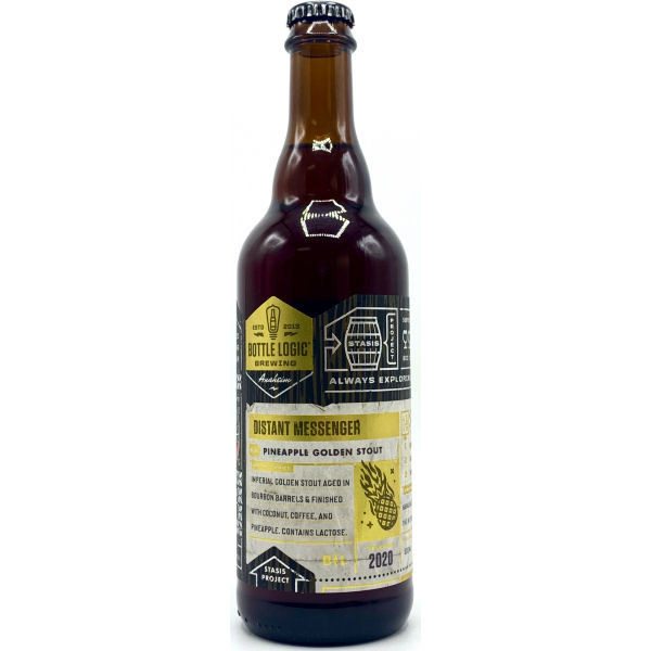 Bottle Logic Distant Messenger Pineapple Golden Stout 2020 500ml