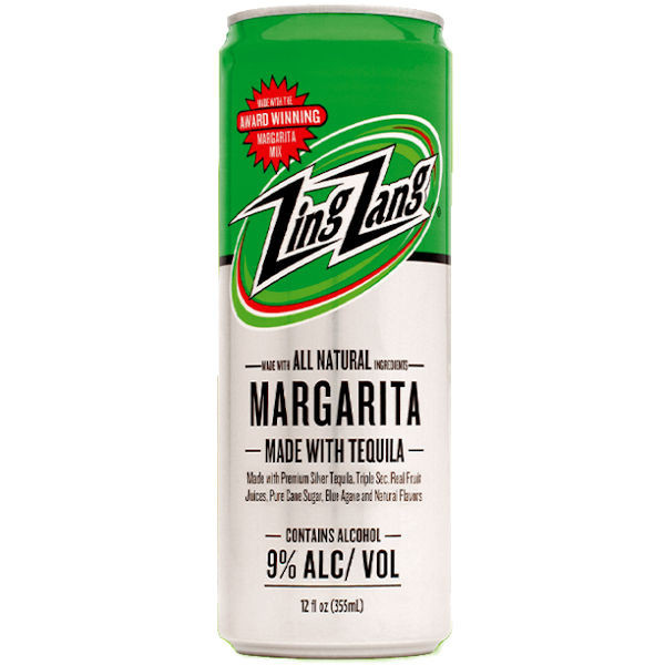 銀瓶　純銀　約252g Zing Zang Tequila Margarita Ready-To-Drink 4-Pack 12oz Cans