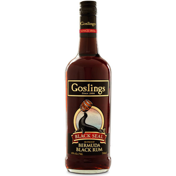 Goslings Black Seal Bermuda Black Rum 80 Proof 750ml | Liquorama