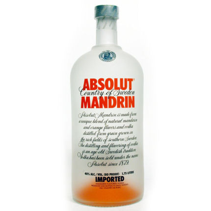 Absolut Mandrin Swedish Grain Vodka 1.75L