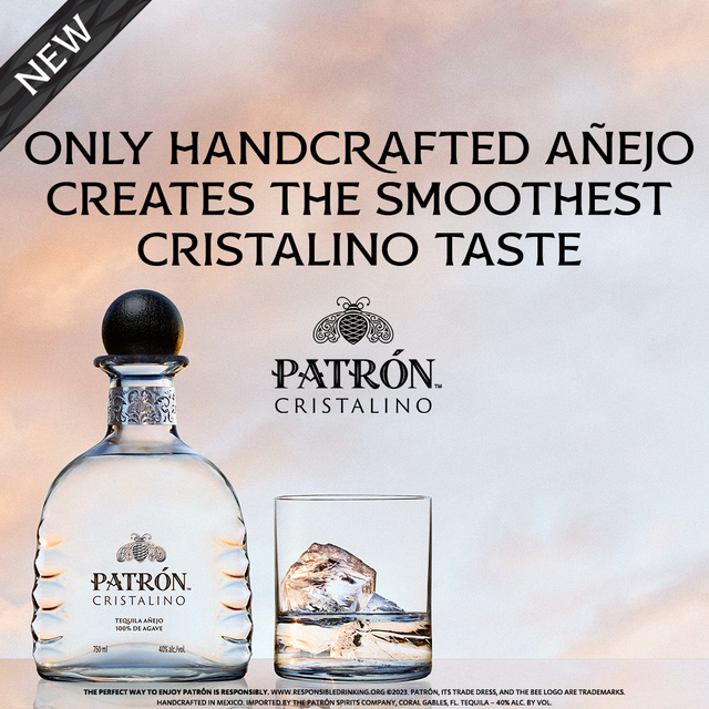 Patron Anejo Cristalino Tequila 750ml