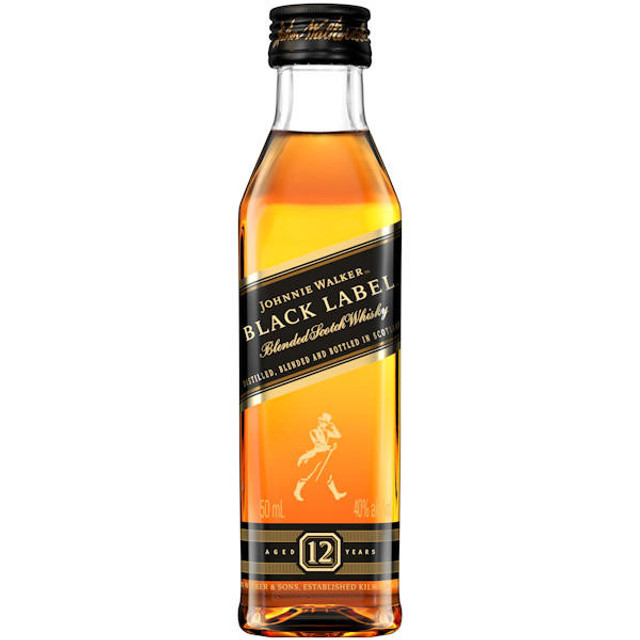 竹鶴ミニボトル Johnnie Walker Black Label 12年 50ml Mini Johnnie Walker Black Label 12 Year Old Blended Scotch