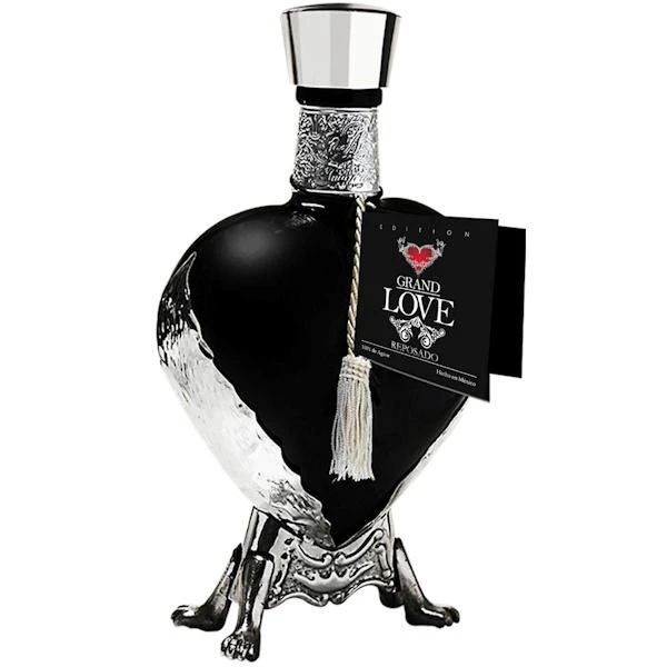 Grand Love Black Heart Reposado Tequila 750ml | ShopWineDirect