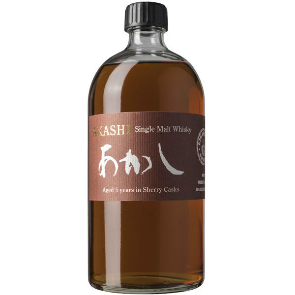 Eigashima Shuzo Akashi 5 Year Old Sherry Cask Japanese Whisky 750ml