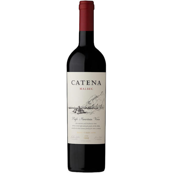 Ca - Catena High Mountain Vines Mendoza Malbec 2023 Argentina 12 Pack