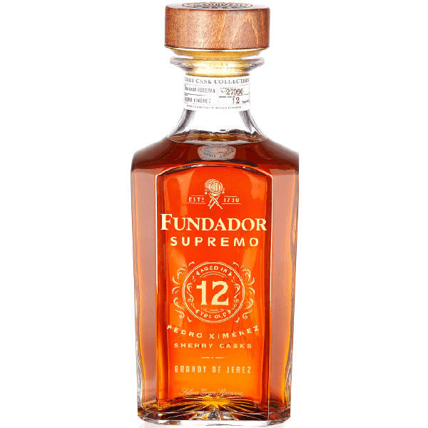 Fundador Supremo 12 Year Old Sherry Cask Brandy 1L