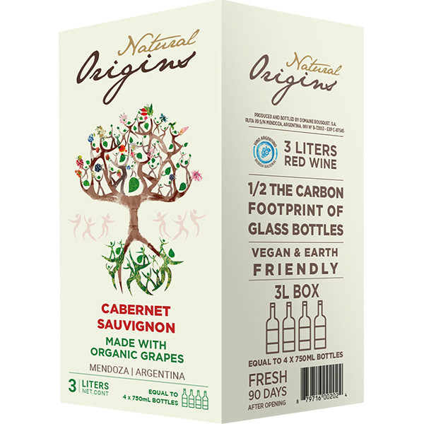 Domaine Bousquet Natural Origins Organic Cabernet Bag-In-Box
