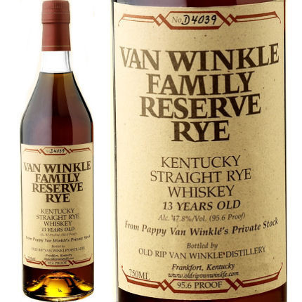 Van Winkle Family Reserve 13 Year Old Rye Whiskey 750ml Liquorama