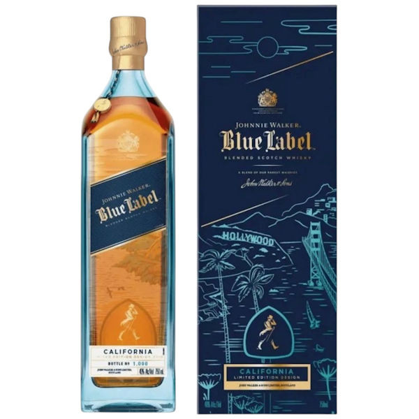 Johnnie Walker Blue California Edition Blended Scotch 750ml