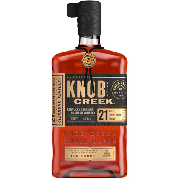 Knob Creek 21 Year Old Kentucky Straight Bourbon Whiskey 750ml