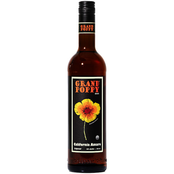 Greenbar Poppy Amaro Organic Bitter Liqueur 750ml
