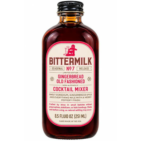 Bittermilk No.7 Gingerbread Old Fashioned Cocktail Mixer 8.5oz