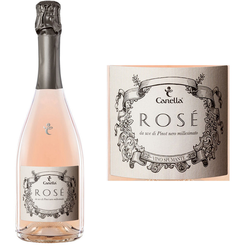 Canella Spumante Brut Rose NV 187ml