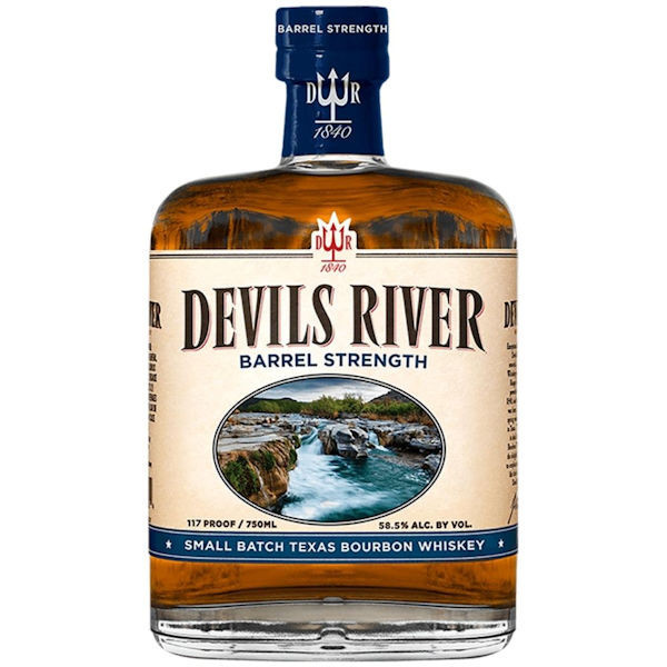 Devils River Barrel Strength Small Batch Texas Bourbon Whiskey 750ml