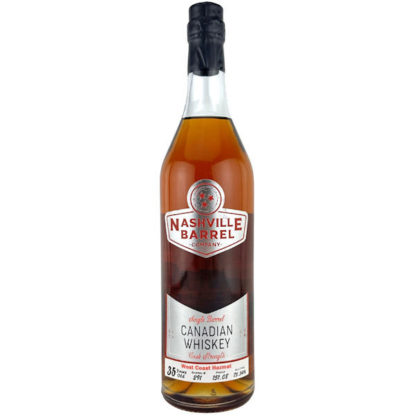 Nashville Barrel Co. 35 Year Old Single Barrel Canadian Whiskey 750ml