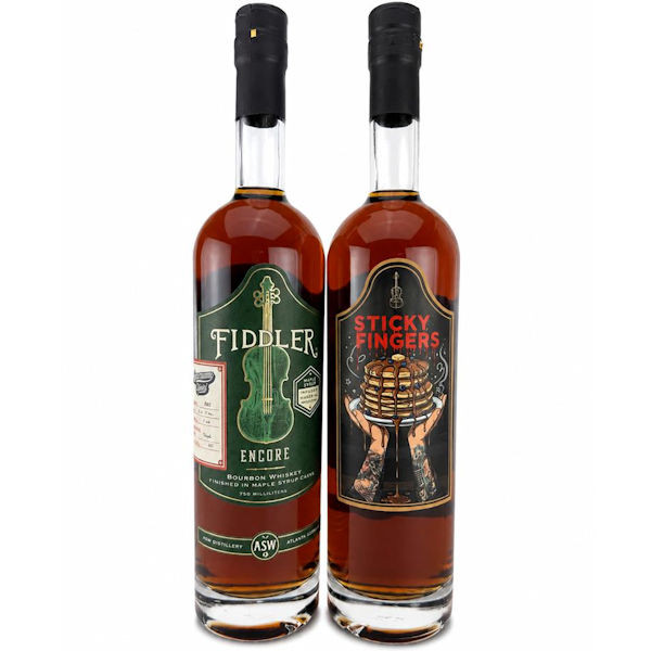 Fiddler Encore Store Pick "STICKY FINGERS" Maple Syrup Finished Bourbon Whiskey 750ml