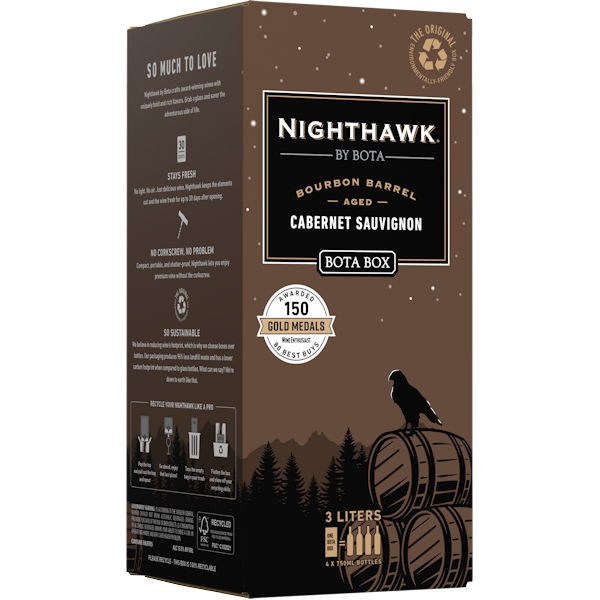 Bota Box NIGHTHAWK Bourbon Barrel Aged Cabernet