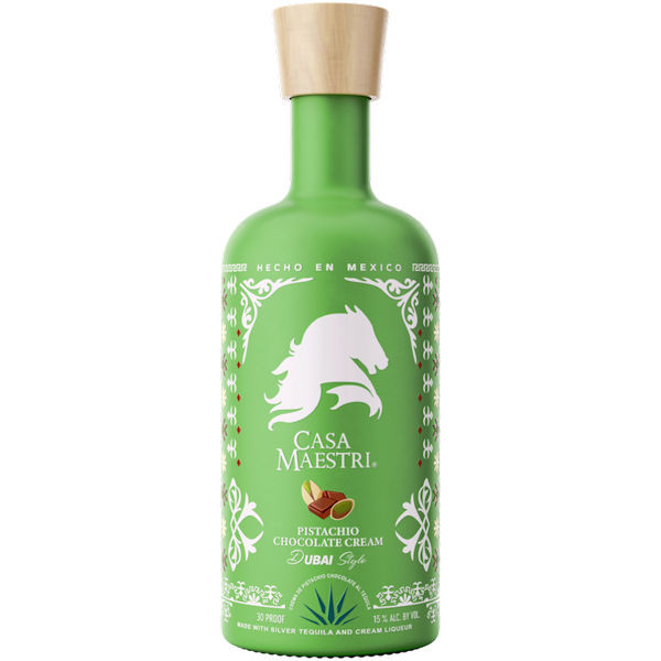 Casa Maestri Dubai Pistachio Chocolate Cream Tequila Liqueur 750ml