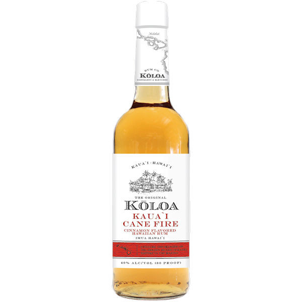 Koloa Hawaiian Kauai Cane Fire Cinnamon Rum 750ml