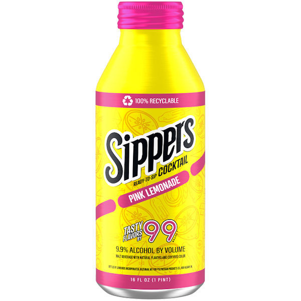 99 Brand Sipper Pink Lemonade Ready to Sip Cocktail 16oz Can