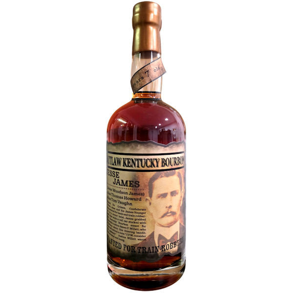 Jesse James 7 Year Old Outlaw Kentucky Bourbon Whiskey 750ml