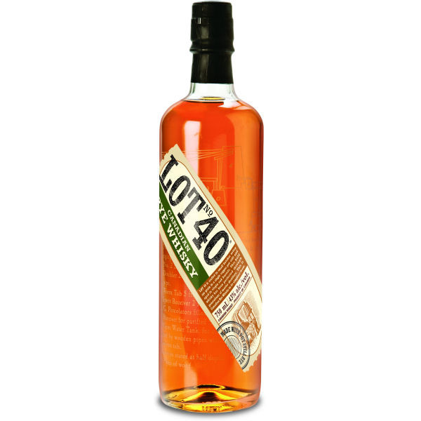 Lot No. 40 Rye Canadian Whisky 750ml