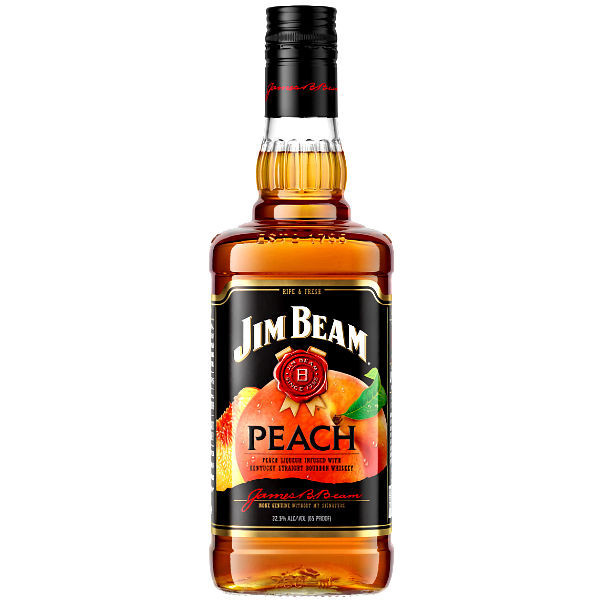 Jim Beam Peach Bourbon Liqueur 750ml | Liquorama