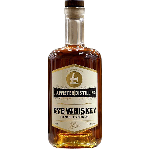 J.J. Pfister Rye Whiskey Straight Rye Whiskey 750ml