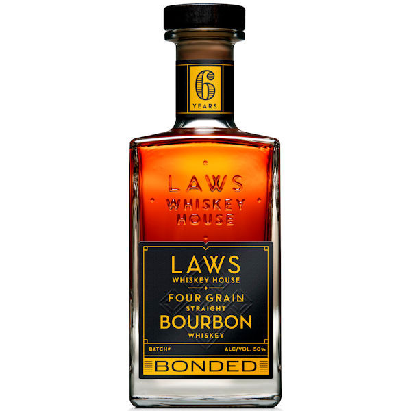 Laws Whiskey House Four Grain Bonded Straight Bourbon Whiskey 750ml