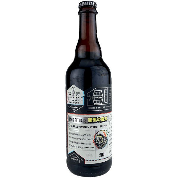 Bottle Logic Dark Rituals Barleywine Stout Blend 500ml