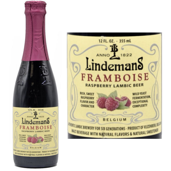 Lindemans Framboise Lambic (Belgium) 12oz | ShopWineDirect