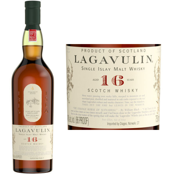 Lagavulin 16 Year Old Islay 750ml