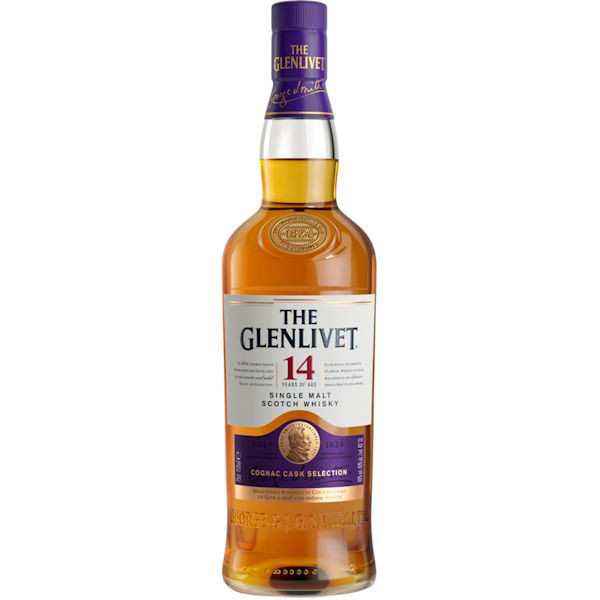 The Glenlivet 14 Year Old Cognac Cask Selection Single Malt Scotch