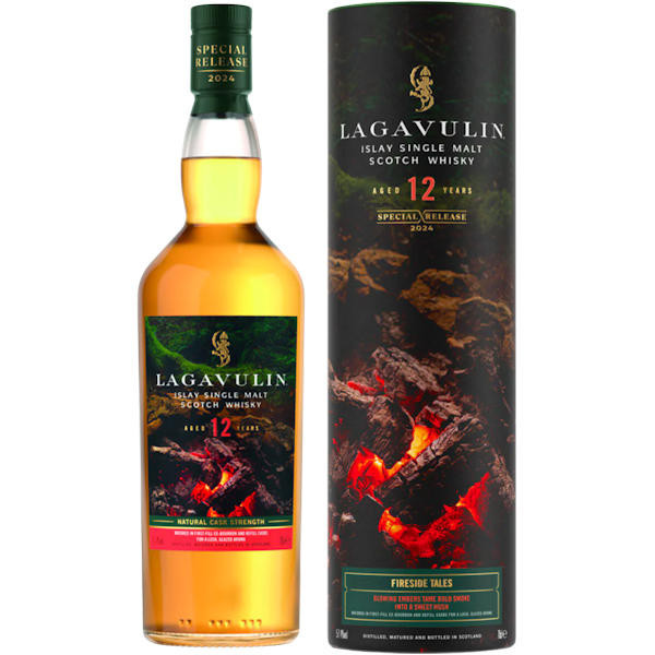 Lagavulin Islay Malt 12年 オールドボトル空き瓶 Lagavulin Fireside Tales 12 Year Old Special Release 2024 Cask
