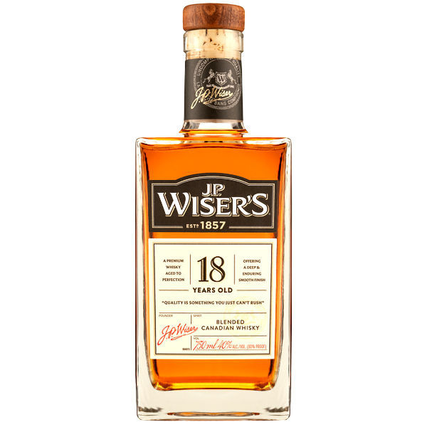 J.P. Wiser's 18 Years Old Blended Canadian Whisky 750ml