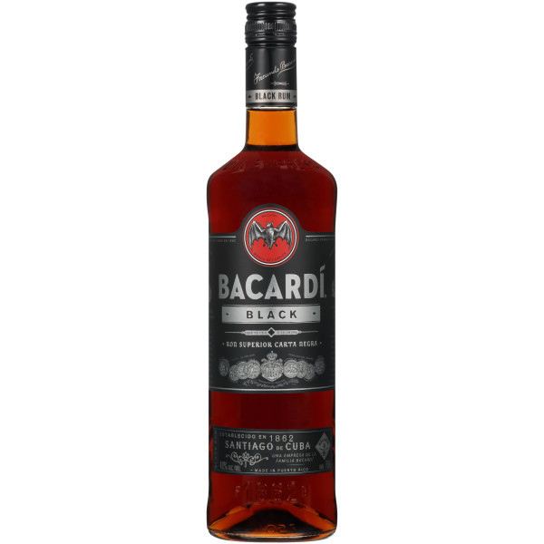 Bacardi・Rum・Black（古酒） Bacardi Black Rum Puerto Rico 750ml | ShopWineDirect