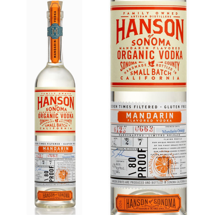 Hanson of Sonoma Mandarin Organic Vodka 750ml | Liquorama