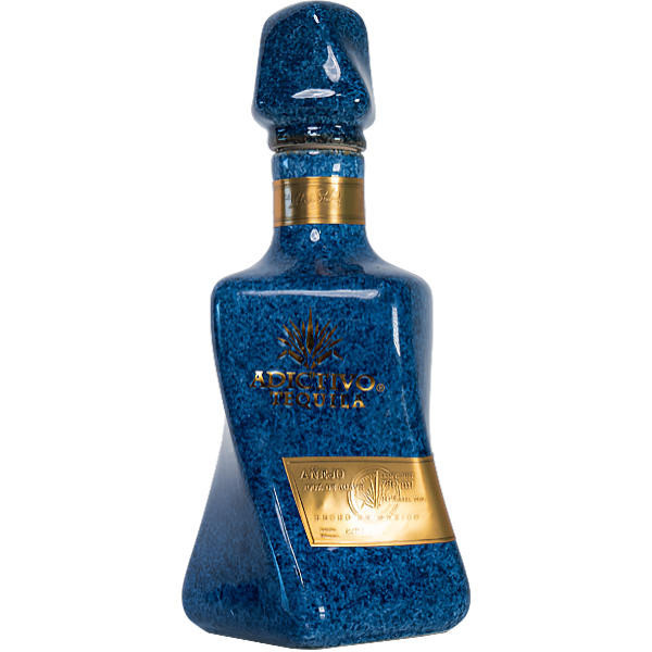 Adictivo Blue Ceramic Anejo Tequila 750ml | Liquorama