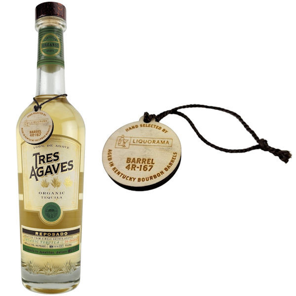 Tres Agaves Single Barrel Reserve Reposado Organic Tequila 750ml