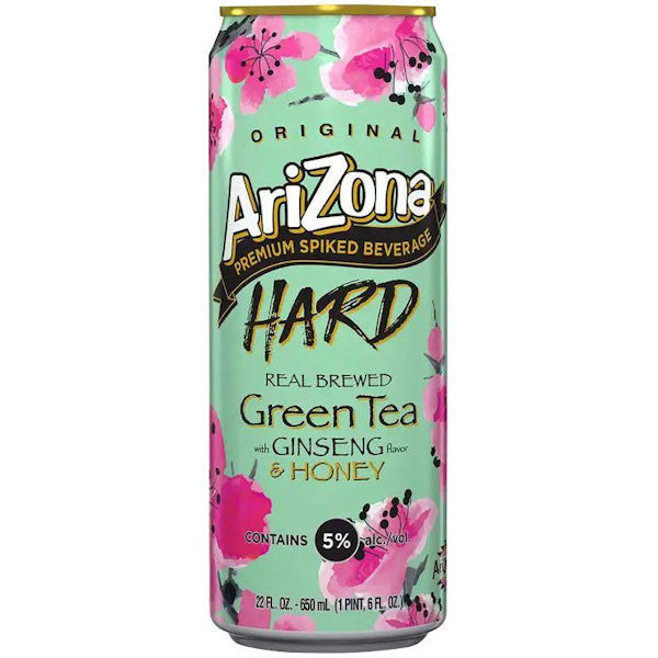 AriZona Hard Ginseng & Honey Green Tea 22oz Can | Liquorama