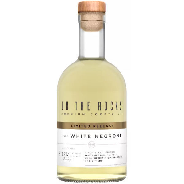 On The Rocks Sipsmith Gin White Negroni Ready To Drink Cocktail