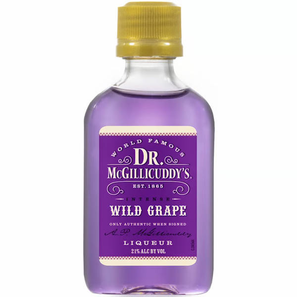 50ml Mini Dr. McGillicuddy's Wild Grape Liqueur | NapaCabs