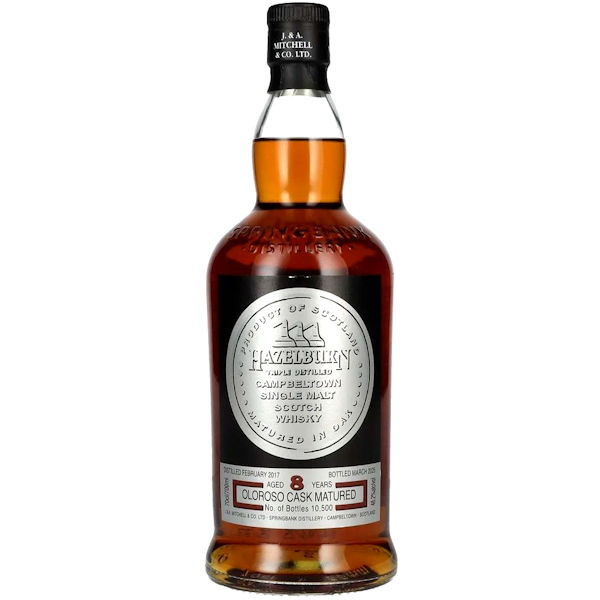Hazelburn 8 Year Old Oloroso Cask Matured Campbeltown 700ml