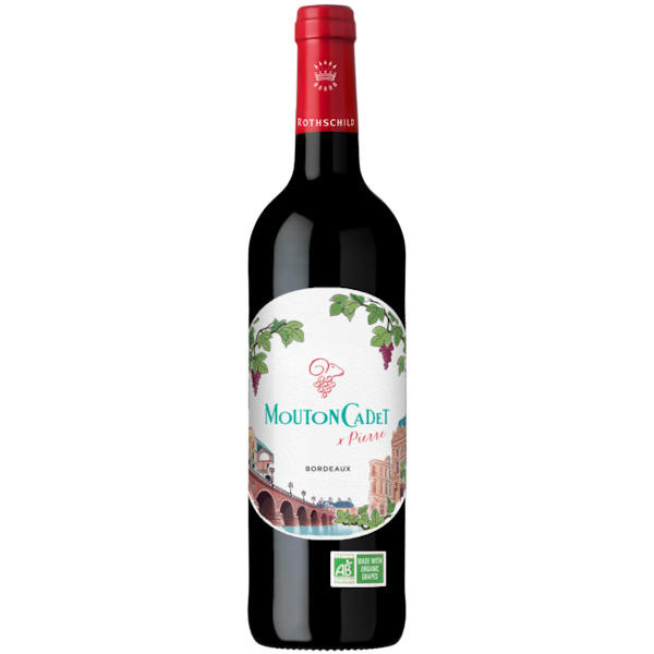 Mouton Cadet Rouge x Pierre Bordeaux | Shop at ShopWineDirect