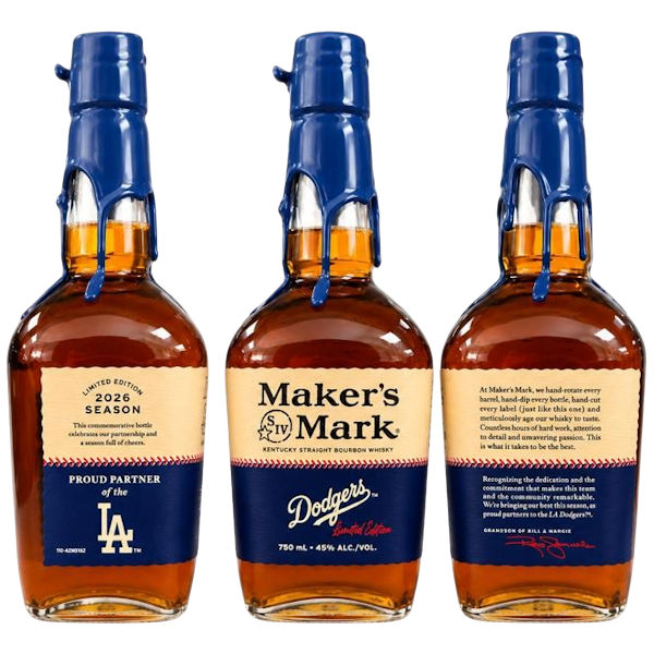 Maker's Mark 2026 Dodgers Limited Edition Bourbon Whisky 750ml